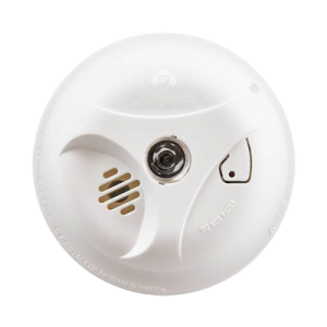 detector de humo autónomo, no requiere panel, led de escape, sensor por ionización, batería 9 v reemplazable