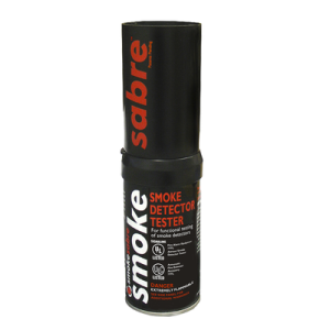 lata de humo sintético en aerosol 2.6 oz, para prueba de detectores, libre de silicona, 100% biodegradable, no contamina los detectores, uso manual, listado ul