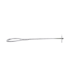 ancla de losa o pared de 63 65 cm. de 13 cm diámetro de argolla galvanizado por inmersión.