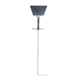 ancla tipo paleta con redondo 3/4", placa de 1/2", 195 cm de largo, galvanizado por inmersión en caliente.