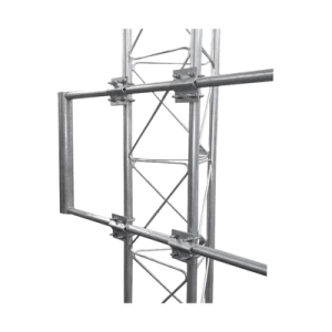 brazo uso rudo para torre stz galvanizado por inmersión en caliente de 170 x 60 cm tubo 2" ced 30.