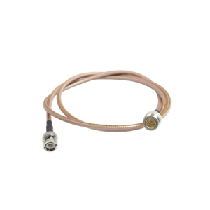 jumper fabricado con cable lp 142 conectores bnc/n hembra de 110 cm.