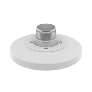 adaptador tipo plato para cámara tipo domo hanwha, necesario para usar accesorios de pared o techo, verificar lista de compatibilidad