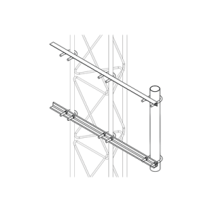 brazo lateral liviano para tramo stz30g galvanizado por inmersión en caliente.