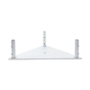 base triangular para tramo stz45 galvanizado electrolítico.