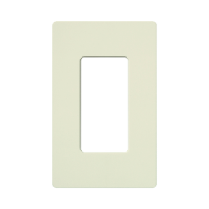 tapa color biscuit para interruptor o dimmer lutron, 1 gang, limpio y moderno