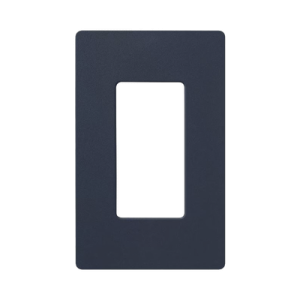 tapa color deep sea para interruptor o dimmer lutron, 1 gang, limpio y moderno