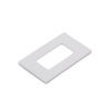 tapa color blanco satin para interruptor o dimmer lutron, 1 gang, limpio y moderno