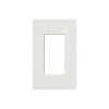 tapa color blanco satin para interruptor o dimmer lutron, 1 gang, limpio y moderno
