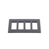 placa de pared 4 espacios