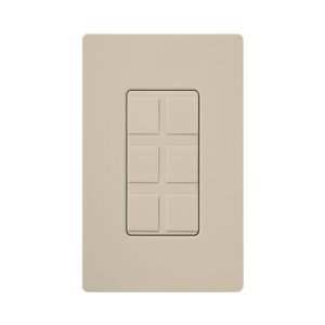 caja de pared para contactos varios, 6 mini espacios.