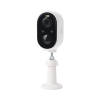 cámara ip de batería (gran angular) 3 megapixel | wifi | audio bidireccional | batería recargable 5200 mah | ip65 |exterior con protección| estadísticas de energía | detección de humanos | incluye panel so