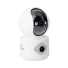 camara doble lente 3mp| wifi| autoseguimiento| detección de movimiento| audio de 2 vias| almacenamiento hasta 128gb