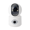 camara doble lente 3mp| wifi| autoseguimiento| detección de movimiento| audio de 2 vias| almacenamiento hasta 128gb