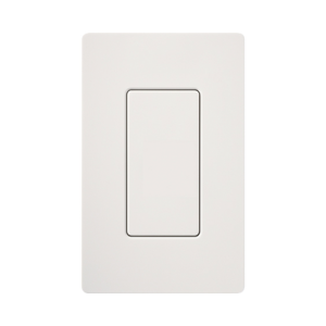 placa ciega de pared color blanco snow