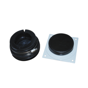 placa y goma pasamuro para cable coaxial de 7/8"