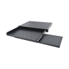 charola abatible para teclado y ratón con rack de 19", 1ur