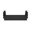 charola para soportar equipos en rack de 19", profundidad ajustable hasta 484 mm. 150 kg de carga, compatible con racks de doble perforación, 3u