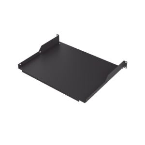 charola para soportar equipos en rack de 19 in, profundidad de 34 cm, color negro, 1u