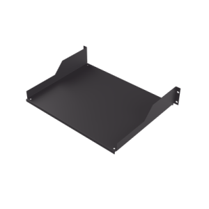 charola para soportar equipos en rack de 19 in, profundidad de 34 cm, color negro, 2u
