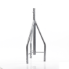 tramo de remate (copete) para tramo stz 35g galvanizado por inmersión en caliente con opresores para pararrayo.