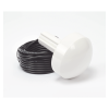 antena marina de gps con conector sma macho en frecuencia 1575.42 mhz de 28 dbi. incluye soporte rotativo