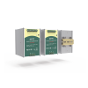 fuente de poder industrial 48 vcc @ 10a / 480w / función relay vcc / función de conexión paralelo / riel din