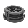 bota pasamuro de 4". incluye 3 orificios para cable coaxial de 7/8"