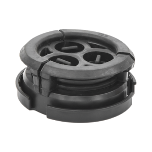 bota pasamuro de 4". incluye 3 orificios para cable coaxial de 7/8"