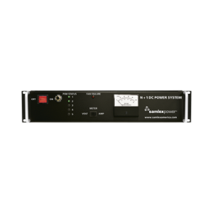 fuente de poder conmutada 13.8v, 40a, instalación en rack con cargador de baterías