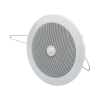 altavoz 4" | montaje en techo | 3 6w | 70/100v | frente metálico | resistente a humedad