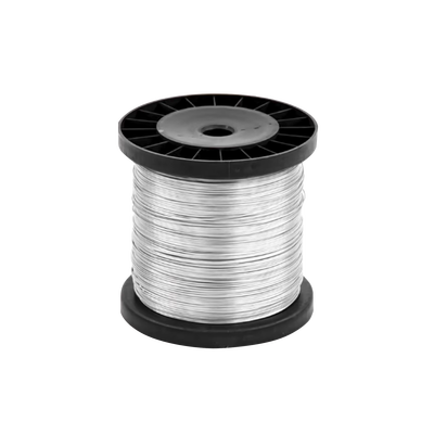 bobina de 500 metros / alambre de aluminio reforzado / 16 awg / para intemperie / ideal para cercas electrificadas. bobina de 500 metros / alambre de aluminio reforzado / 16 awg / para intemperie / ideal para cercas electrificadas.