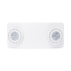 luz de emergencia dual led /520lm/uso rudo/montaje en pared o techo/batería de respaldo incluida