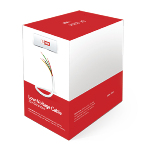 cable de cobre industrial / 4 conductores calibre 22 / color blanco / bobina de 152.5 metros ( 500 ft ) 100% cobre