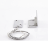 contacto magnético para piso uso rudo con 55cm de cable blindado / gap 75mm / placa de montaje de "l".