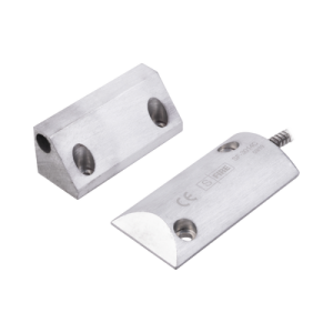 contacto magnético para piso, salida dual nc/na, gap 65mm, cubierta de aluminio con 55cm de cable blindado