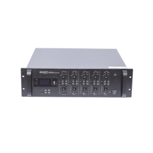 mezclador amplificador de audio 4 zonas de 240w rms hasta 960w | 4 canales | 5 entradas | mp3 tuner usb/sd | 1 entrada de micrófono