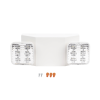 luz led de emergencia dual led /150 lúmenes/luz fría/batería de respaldo incluida/botón de test.
