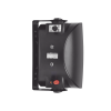altavoz de pared de 2 vías | woofer 4in + 1.5in | 70/100v y 8 ohms | 1.25w 2.5w 5w 10w 20w | 86db de sensibilidad | a prueba de humedad | compatible con sistemas de alta y baja impedancia
