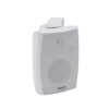 altavoz de pared de 2 vías | woofer 4in + 1.5in | 2.5w 20w | para sistemas 70/100v y 8 ohms | material abs | rejilla y bracket de metal | color blanco