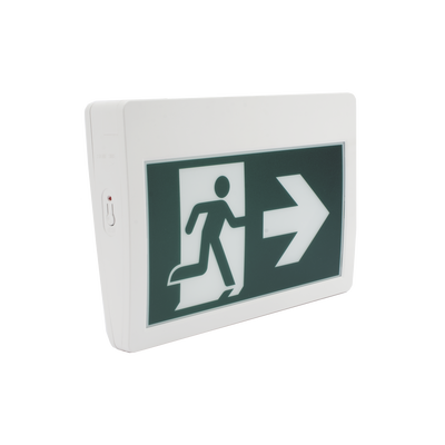letrero led de señalización de salida "hombre corriendo"/ alto brillo / uso en pared, lateral o techo / batería de respaldo incluida con hasta 120 minutos de duracion letrero led de señalización de salida "hombre corriendo"/ alto brillo / uso en pared, lateral o techo / batería de respaldo incluida con hasta 120 minutos de duracion