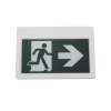 letrero led de señalización de salida "hombre corriendo"/ alto brillo / uso en pared, lateral o techo / batería de respaldo incluida con hasta 120 minutos de duracion