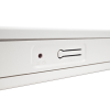 letrero led dual de salida universal con alto brillo/uso en pared, lateral o techo/batería de respaldo incluida.