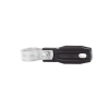 aislador de paso o esquina con abrazadera incluida de 33 38mm para uso en tubería de malla ciclónica.