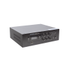 mini amplificador de audio mezclador | 120w rms | sistema 70/100v | mp3 | tuner | bluetooth | musica ambiental y voceo