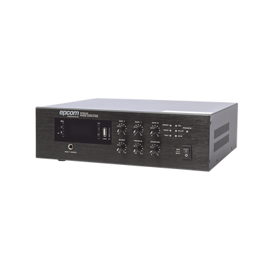 mini amplificador de audio mezclador | 240w rms | sistema 70/100v | mp3 | tuner | bluetooth | musica ambiental y voceo mini amplificador de audio mezclador | 240w rms | sistema 70/100v | mp3 | tuner | bluetooth | musica ambiental y voceo