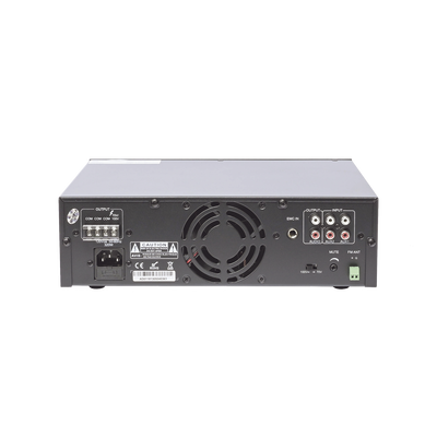 mini amplificador de audio mezclador | 240w rms | sistema 70/100v | mp3 | tuner | bluetooth | musica ambiental y voceo mini amplificador de audio mezclador | 240w rms | sistema 70/100v | mp3 | tuner | bluetooth | musica ambiental y voceo