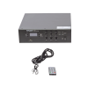 mini amplificador de audio mezclador | 240w rms | sistema 70/100v | mp3 | tuner | bluetooth | musica ambiental y voceo