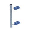 aislador de color azul para postes de esquina de alta resistencia con anti uv de uso en cercos eléctricos