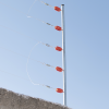 aislador de color rojo para postes de esquina de alta resistencia con anti uv de uso en cercos eléctricos